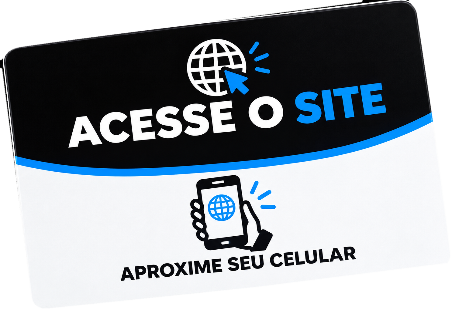 Placa NFC Site da empresa